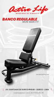 BANCO RECLINABLE IROMAN FIT
