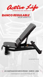 BANCO RECLINABLE IROMAN FIT
