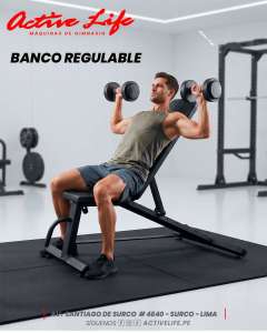 BANCO REGULABLE FLE