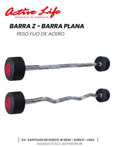 Barras con peso fijo