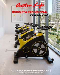 BICICLETA SPINNIN PROFESIONAL - CYCLING GYM