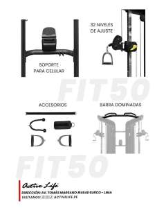 POLEA DUAL CROSSOVER - FIT50