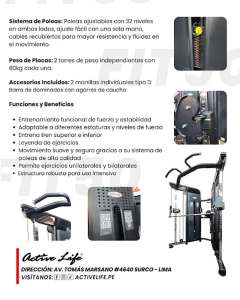 POLEA DUAL CROSSOVER - FIT50