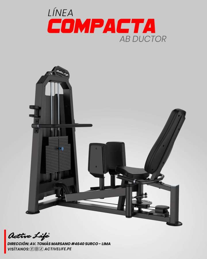 MÁQUINA ABDUCTOR COMPACTA