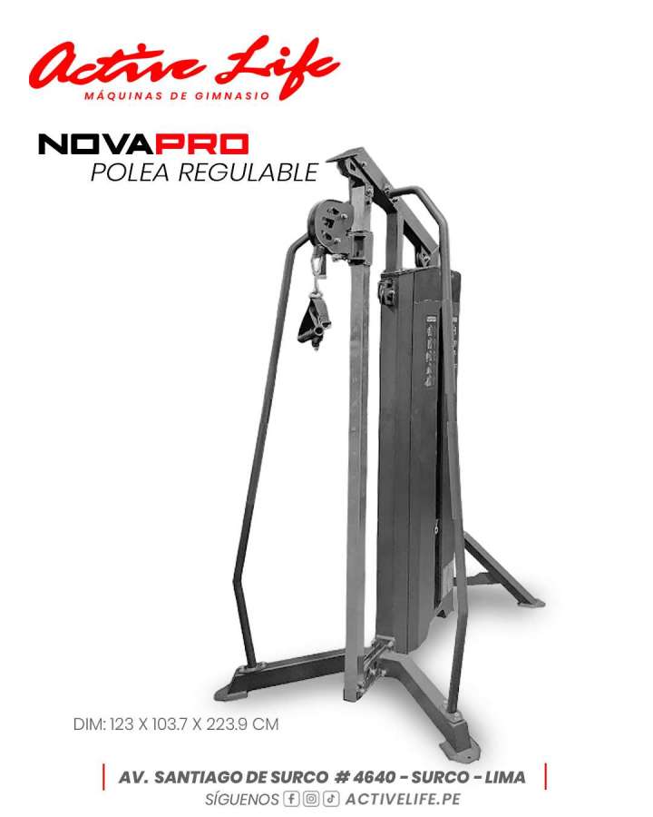 POLEA REGULABLE NOVAPRO