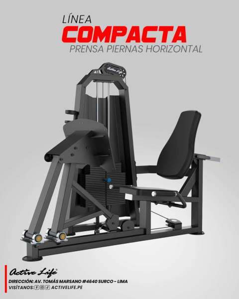 PRESS DE PIERNA HORIZONTAL COMPACTA